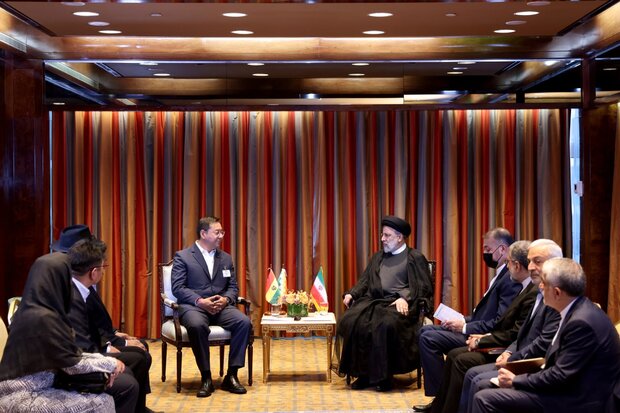رئیسی در دیدار «لوئیس آرسه»: روابط ایران و بولیوی دوستانه و رو به گسترش است